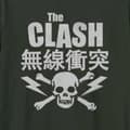 Miniatyrbild 2 av 4: The Clash T Shirt Bolt Band Logo Official Unisex Amplified Vintage Charcoal