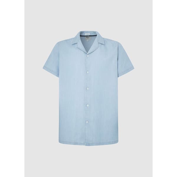 Pepe Jeans Penny Kortärmad Skjorta Blå S Man