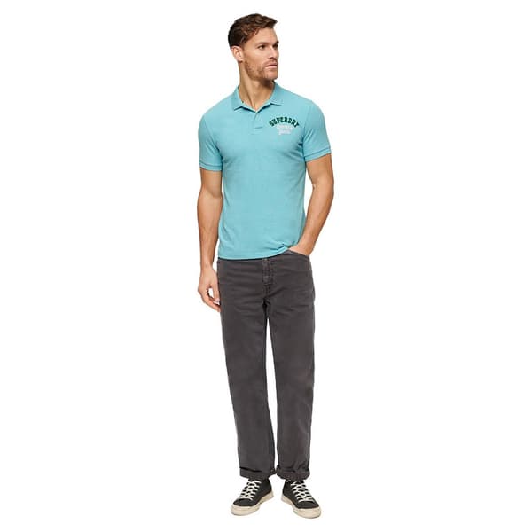 Superdry Vintage Superstate Lyhythihainen Pikeepaita Sininen L Mies