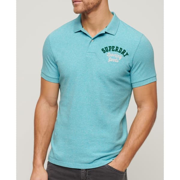 Superdry Vintage Superstate Lyhythihainen Pikeepaita Sininen L Mies