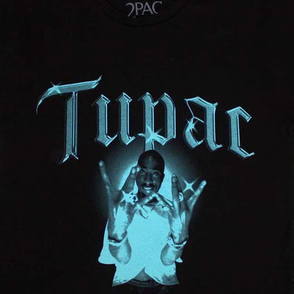 Tupac West Side Logo T Shirt