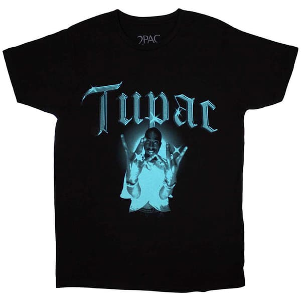 Tupac West Side Logo T Shirt