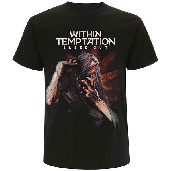 Within Temptation Bleed Out Album T Shirt Black XXL
