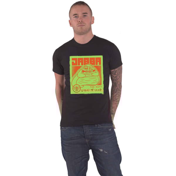 Star Wars Jabba Japanese Logo T Shirt