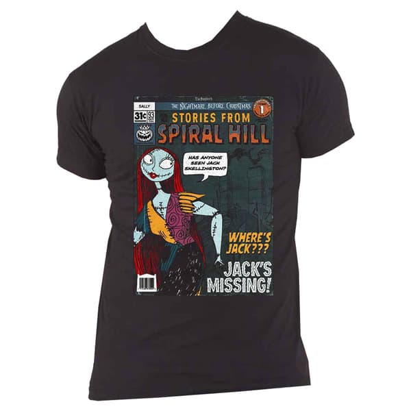 The Nightmare Before Christmas Spiral Hill Sally T Shirt