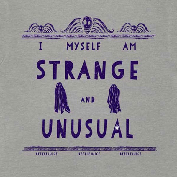 Beetlejuice Strange And Unusual T Shirt