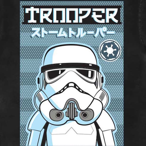 Star Wars Trooper Japanese Logo T Shirt