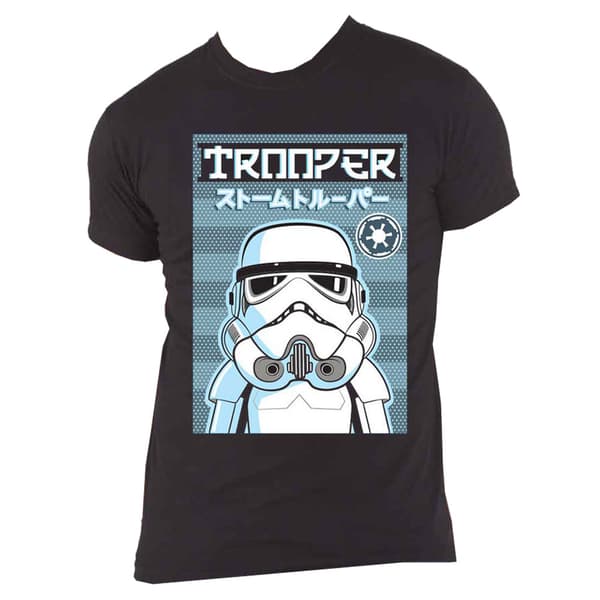Star Wars Trooper Japanese Logo T Shirt