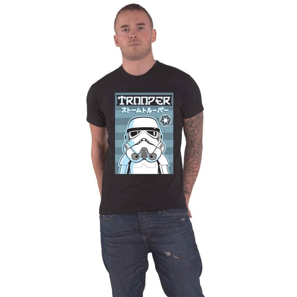 Star Wars Trooper Japanese Logo T Shirt