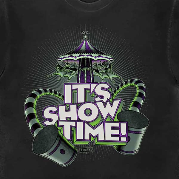 Beetlejuice It's Showtime Carousel T Shirt