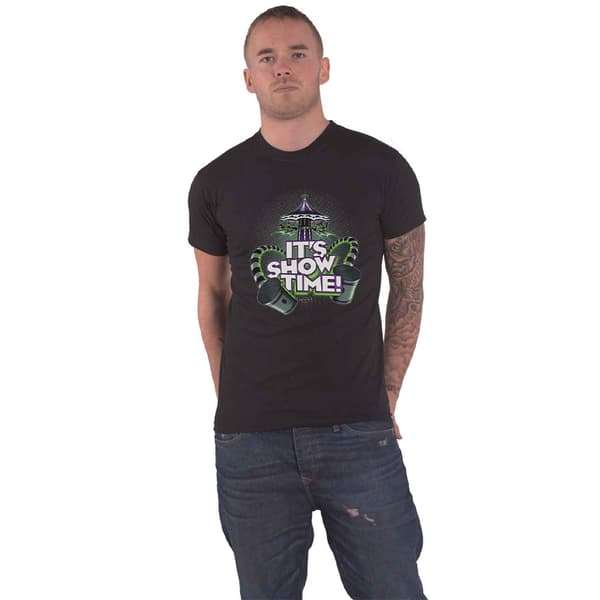 Beetlejuice It's Showtime Carousel T Shirt Black M