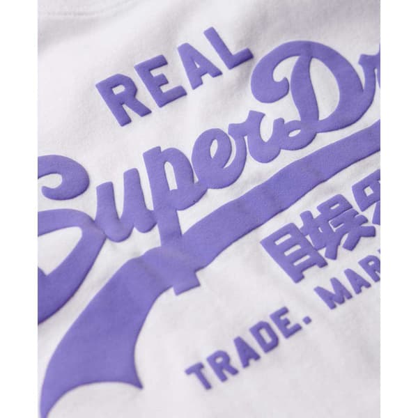 Superdry Neon Vl Graphic Fitted T-shirt Med Korta ärmar Vit M Kvinna