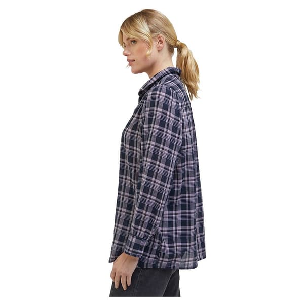 Lee Blus Shirred Blouse Blå M Kvinna