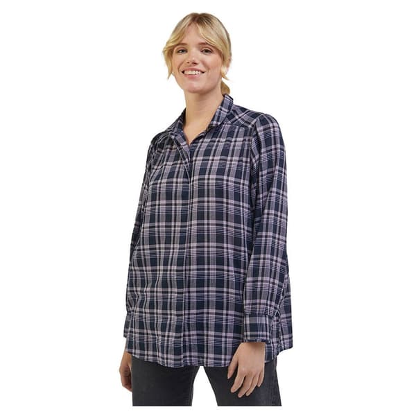 Lee Blus Shirred Blouse Blå M Kvinna