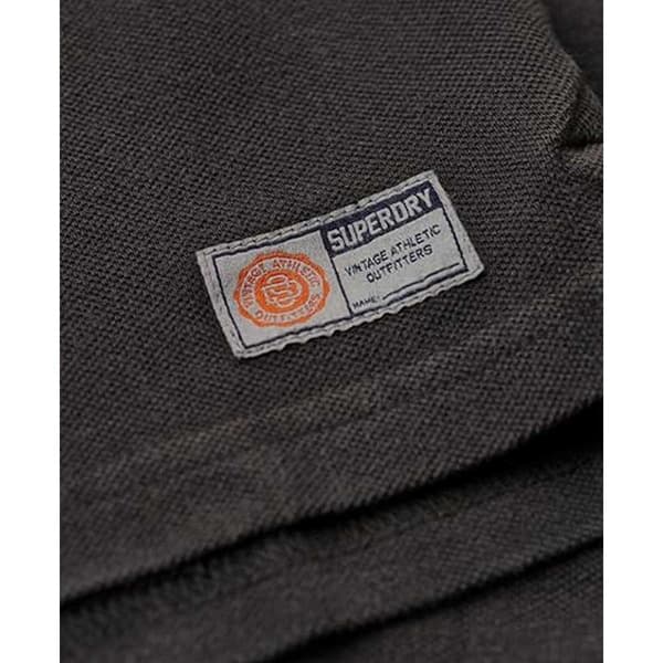Superdry Vintage Athletic Lyhythihainen Pikeepaita Harmaa XL Mies