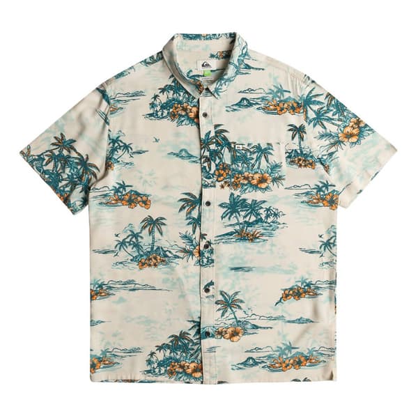 Quiksilver Eqywt04575 Lyhythihainen Paita Beige XL Mies