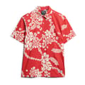 Miniatyrbild 3 av 6: Superdry Hawaiian Kortärmad Skjorta Röd 2XL Man