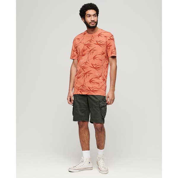 Superdry Vintage Overdye Printed Lyhythihainen T-paita Oranssi XL Mies