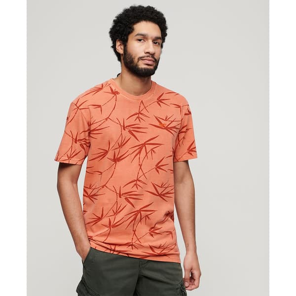 Superdry Vintage Overdye Printed Lyhythihainen T-paita Oranssi XL Mies