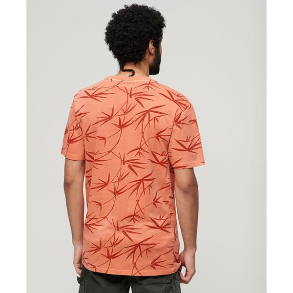 Superdry Vintage Overdye Printed Lyhythihainen T-paita Oranssi XL Mies