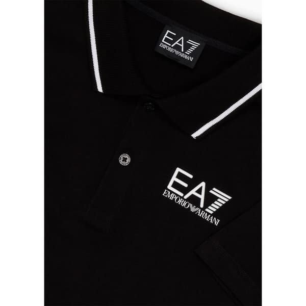 Ea7 Emporio Armani 8nbf51_bj02z Kortärmad Polotröja Svart 6 Years Flicka