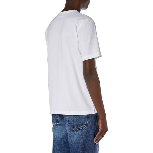 Diesel T Adjust K10 T-shirt Med Korta ärmar Vit XL Man