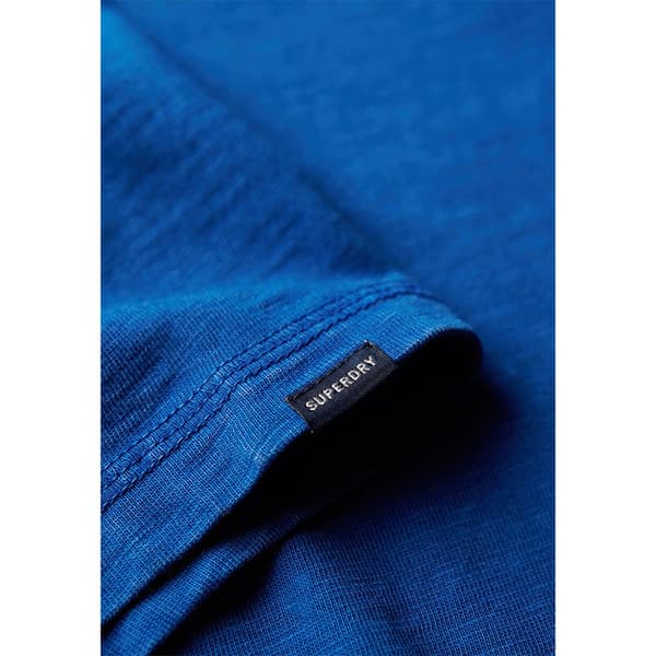 Superdry Grandad T-shirt Med Korta ärmar Blå M Man