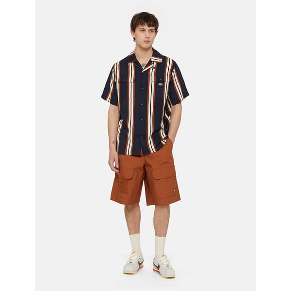 Dickies Forest Kortærmet Skjorte Brun M Mand