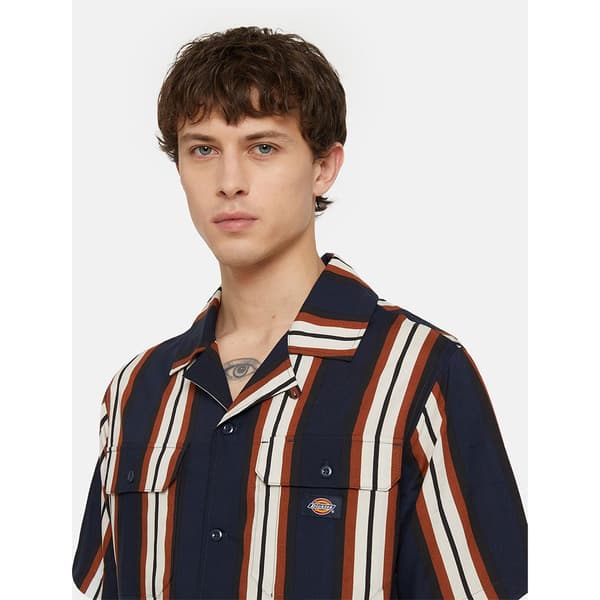 Dickies Forest Kortærmet Skjorte Brun M Mand