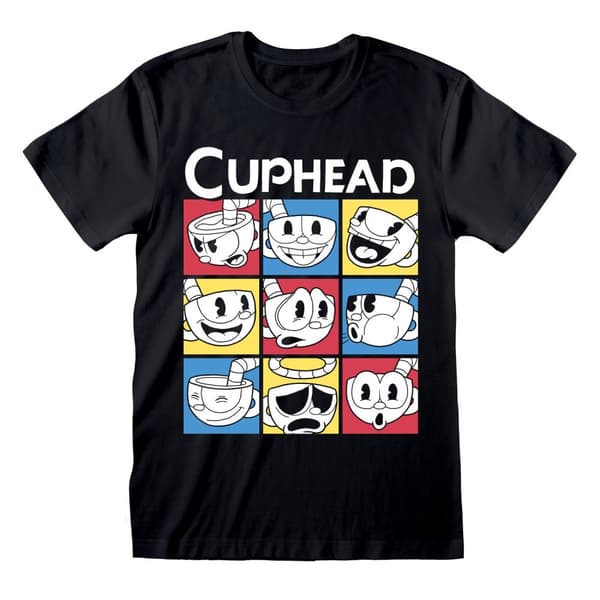 Cuphead - Expressions T-shirt - Large