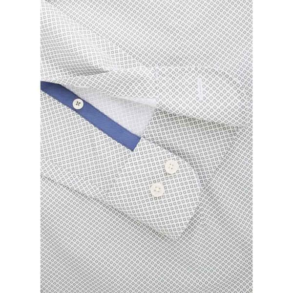 Hackett Foulard Print Skjorte Med Lange ærmer Grøn,Hvid M Mand