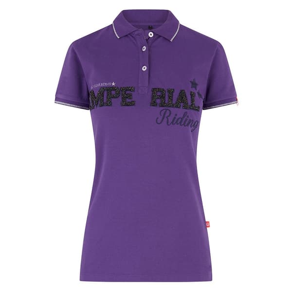 Imperial Riding Girly2 Kortärmad Piké För Kvinno Lila XS