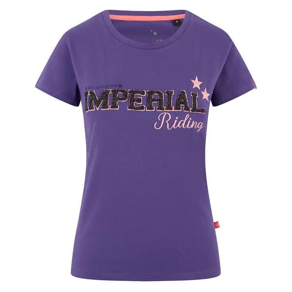 Imperial Riding Fancy2 T-shirt Med Korta ärmar Lila L