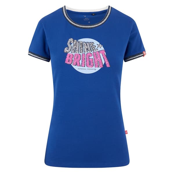 Imperial Riding Shine Bright T-shirt Med Korta ärmar Blå M