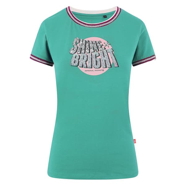 Imperial Riding Shine Bright T-shirt Med Korta ärmar Grönt XS