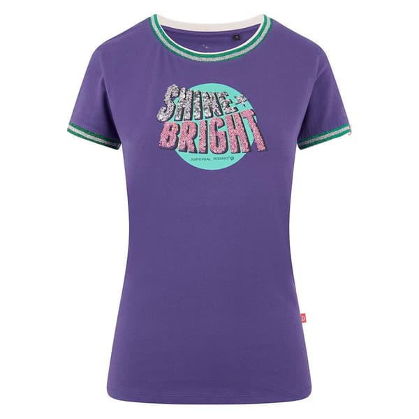 Imperial Riding Shine Bright T-shirt Med Korta ärmar Lila M