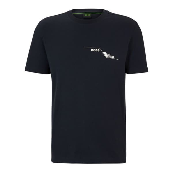 Boss 3 10236129 T-shirt Med Korta ärmar Svart M Man