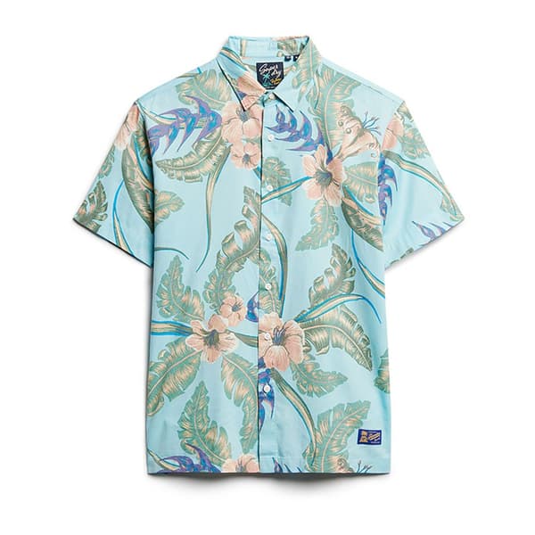 Superdry Hawaiian Kortærmet Skjorte Flerfarvet L Mand