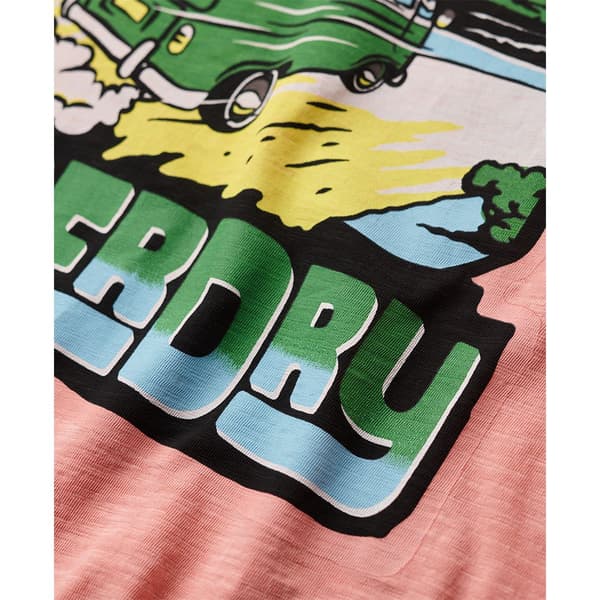 Superdry Neon Travel Graphic Loose T-shirt Med Korta ärmar Orange L Man