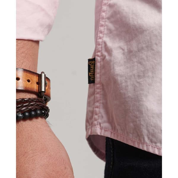 Superdry Merchant Skjorte Med Lange ærmer Rosa S Mand