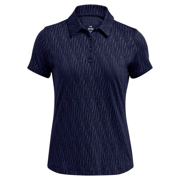 Under Armour Golf Playff 3.0 Digi Jaq Dame Polo Med Korte ærmer  S