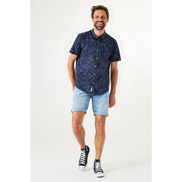 Garcia R41291 Kortärmad Skjorta Blå 2XL Man