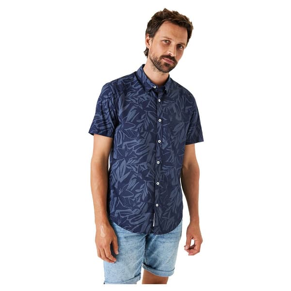 Garcia R41291 Kortärmad Skjorta Blå 2XL Man