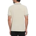Miniatyrbild 2 av 3: Original Penguin Organic Cotton Bentley Mesh Kortärmad Polotröja Beige M Man