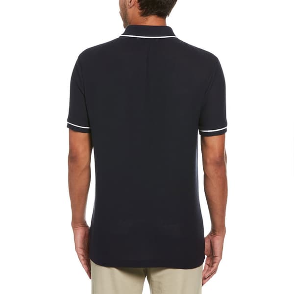 Original Penguin Organic Cotton Bentley Mesh Kortärmad Polotröja Blå M Man