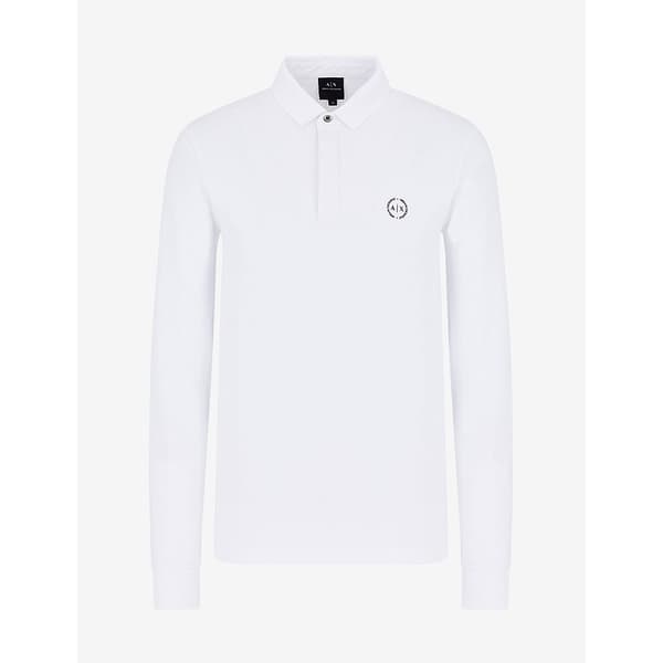Armani Exchange 8nzf79_zj81z Kortärmad Polotröja Vit L Man