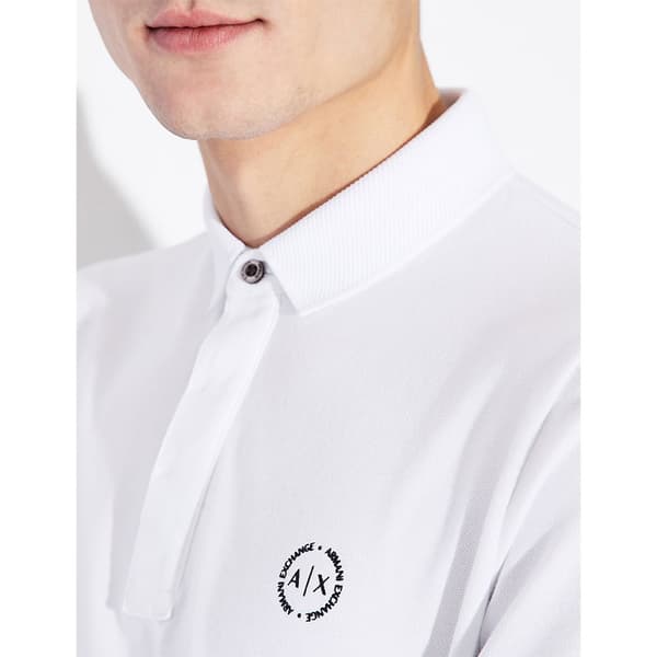 Armani Exchange 8nzf79_zj81z Kortärmad Polotröja Vit L Man