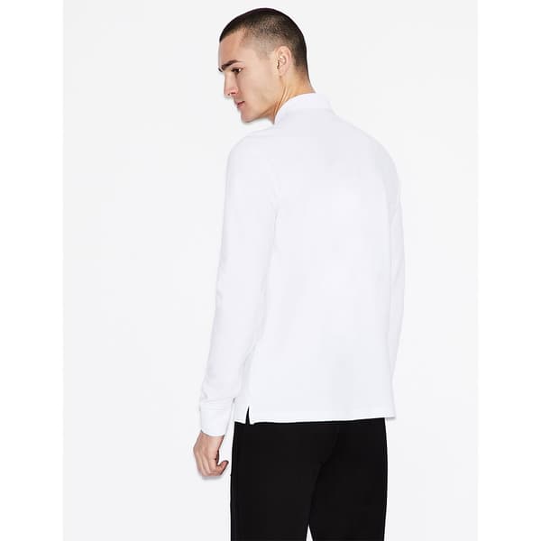 Armani Exchange 8nzf79_zj81z Kortärmad Polotröja Vit L Man