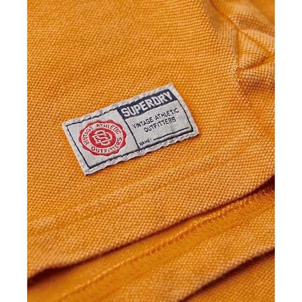 Superdry Vintage Athletic Lyhythihainen Pikeepaita Oranssi XL Mies