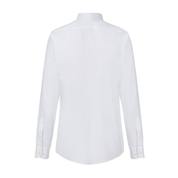 Hackett Poplin Slim Bc Skjorta Med Långa ärmar Vit M-L Man